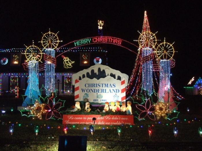 The Lower Delta lights up for the holidays